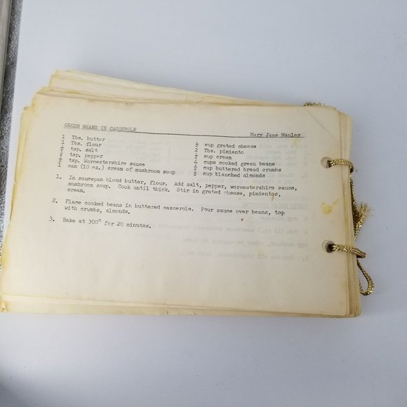 Vint Cooking Around The Square Second Time Around Recipe Cookbook Group Handmade - Picture 10 of 10